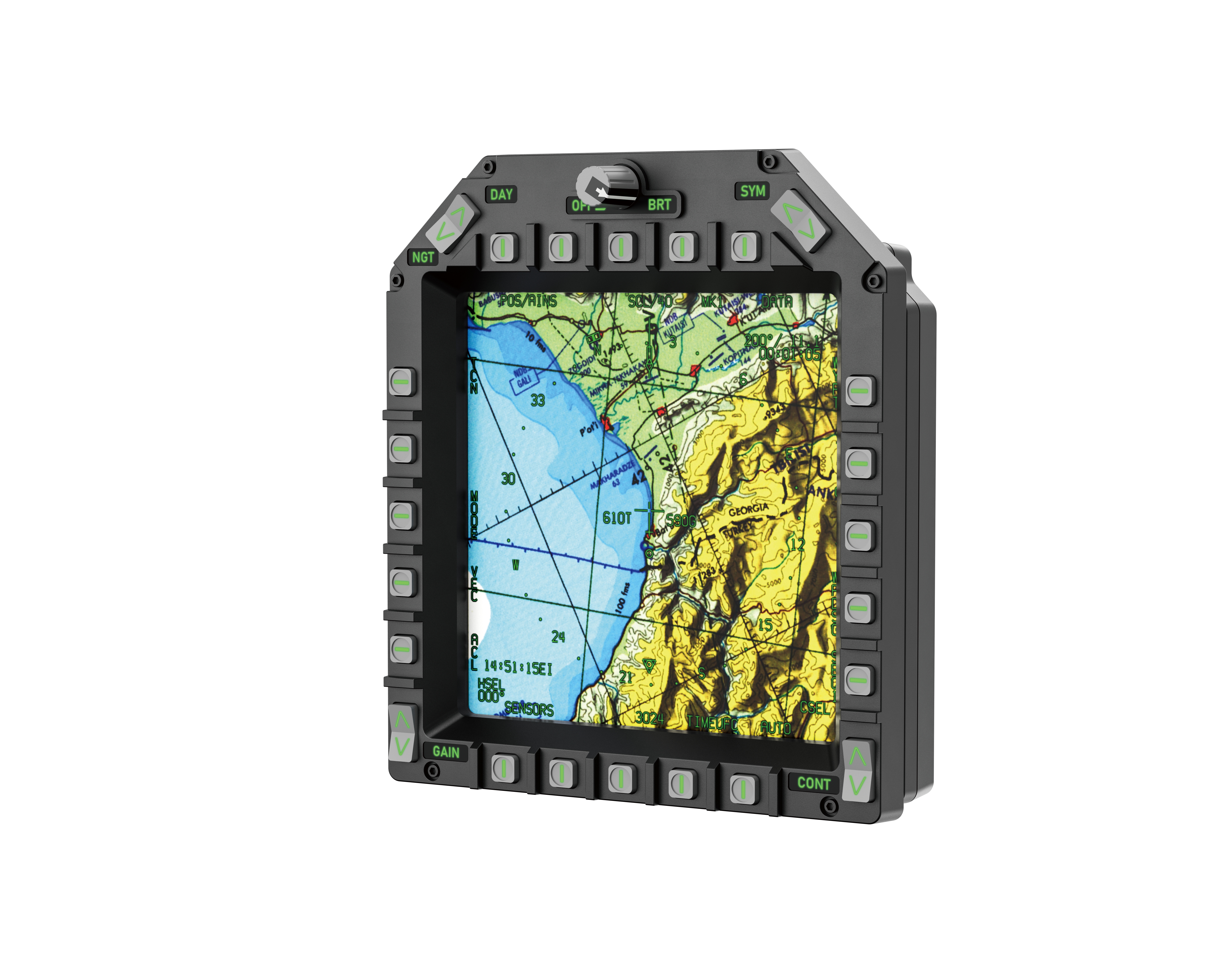 MOZA Flight Sim AMPCD Display Panel