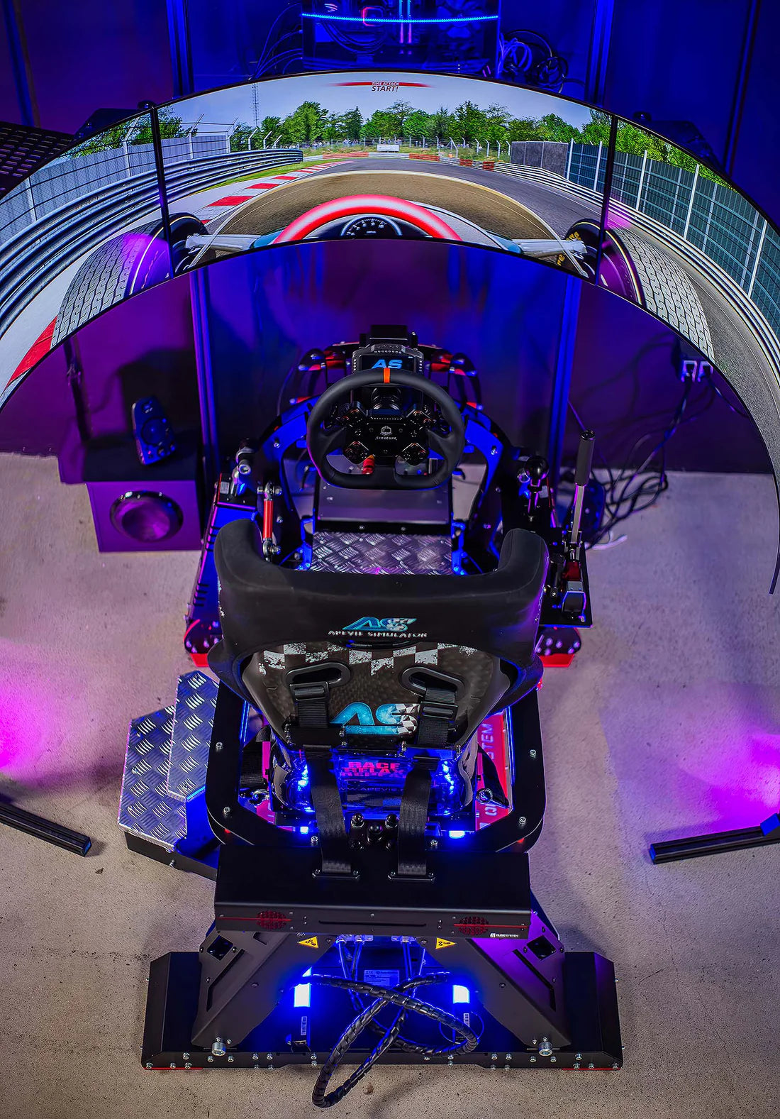 AS3 4DOF Racing Simulator