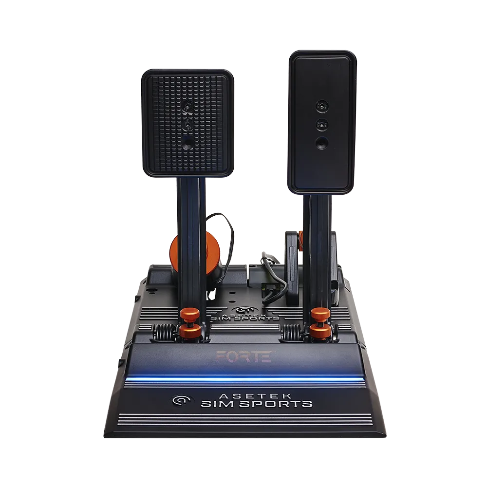 Asetek SimSports Forte Sim Racing Pedals - Brake & Throttle