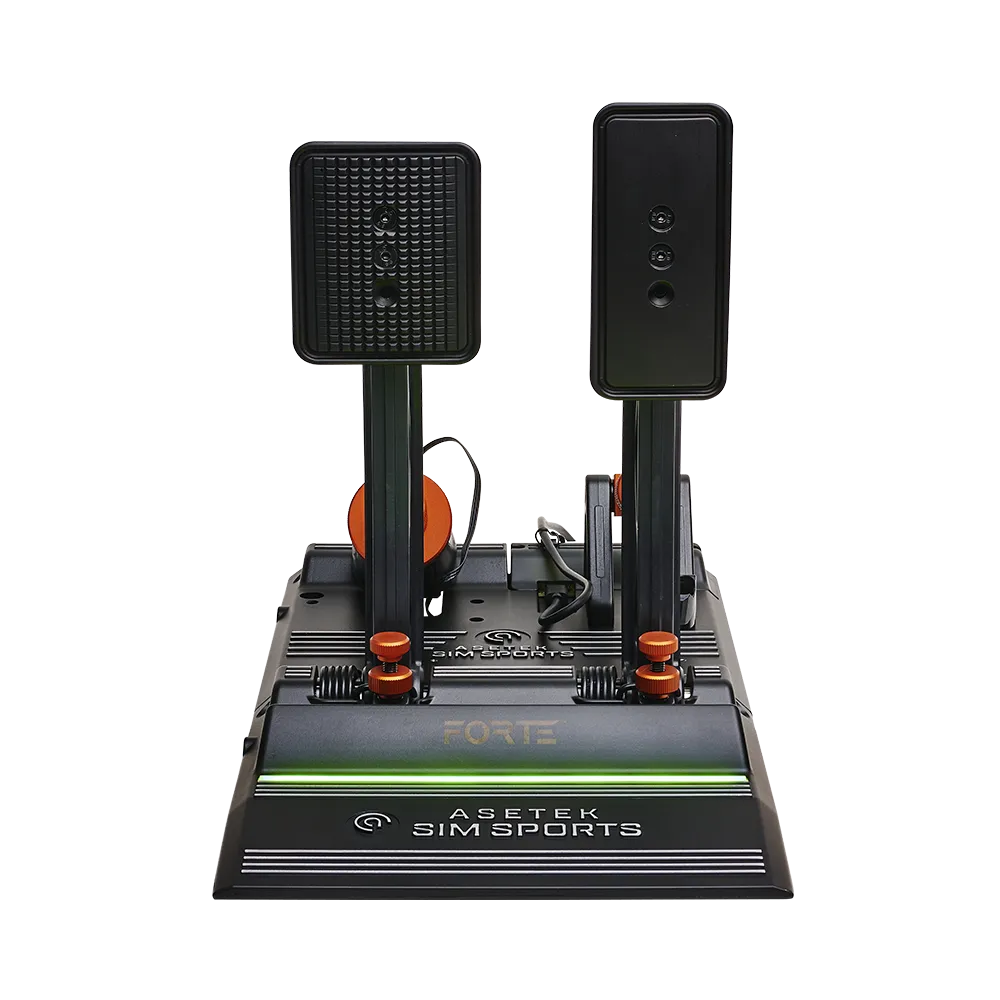 Asetek SimSports Forte Sim Racing Pedals - Brake & Throttle