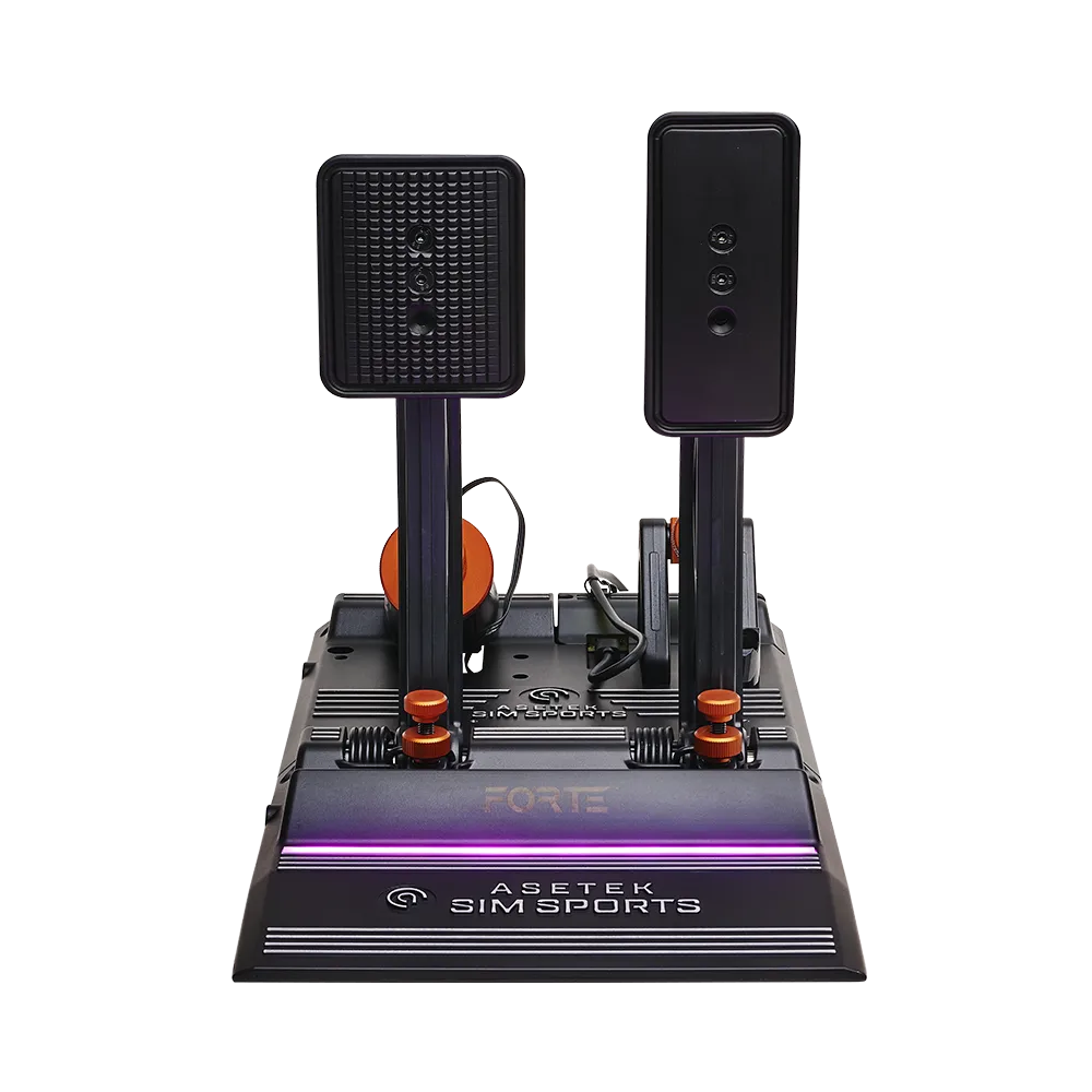 Asetek SimSports Forte Sim Racing Pedals - Brake & Throttle