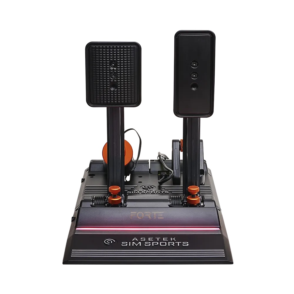 Asetek SimSports Forte Sim Racing Pedals - Brake & Throttle
