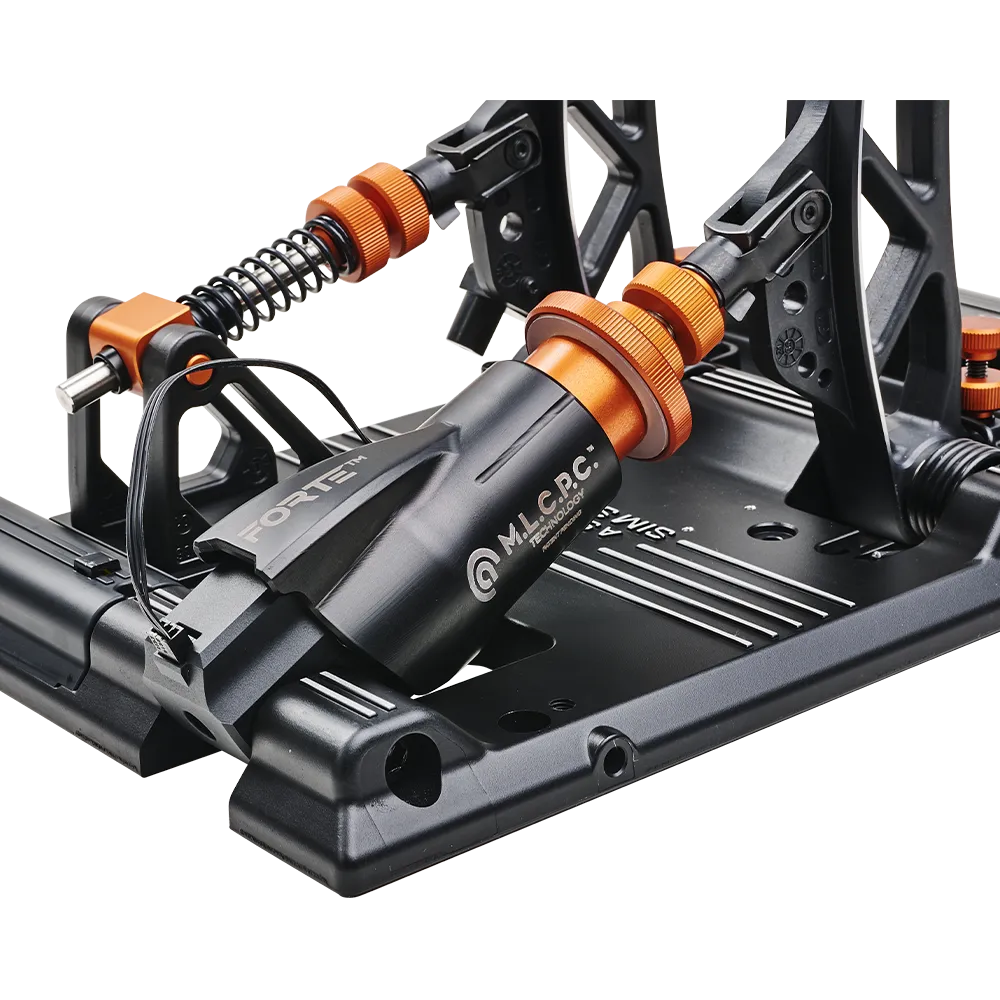 Asetek SimSports Forte Sim Racing Pedals - Brake & Throttle