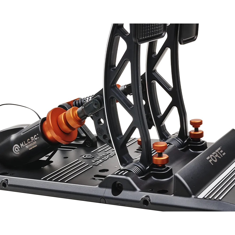 Asetek SimSports Forte Sim Racing Pedals - Brake & Throttle