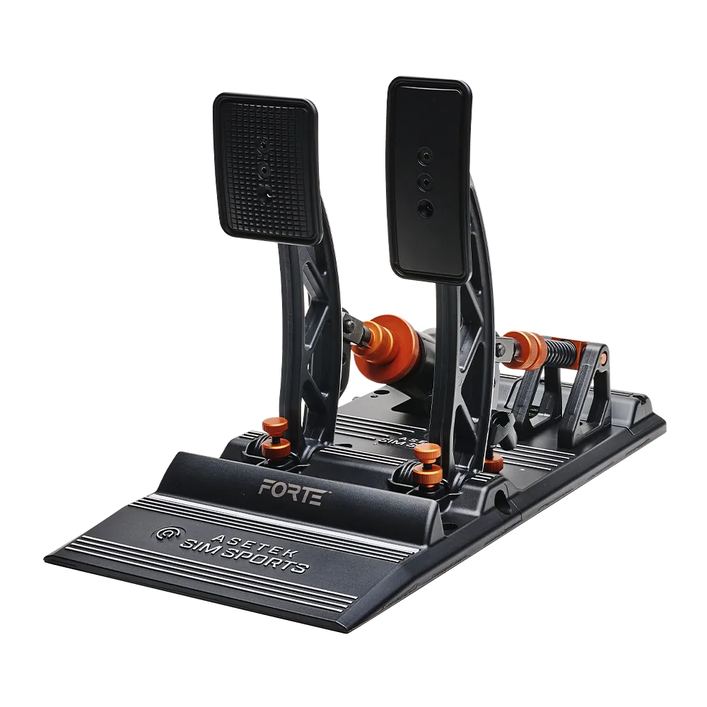 Asetek SimSports Forte Sim Racing Pedals - Brake & Throttle