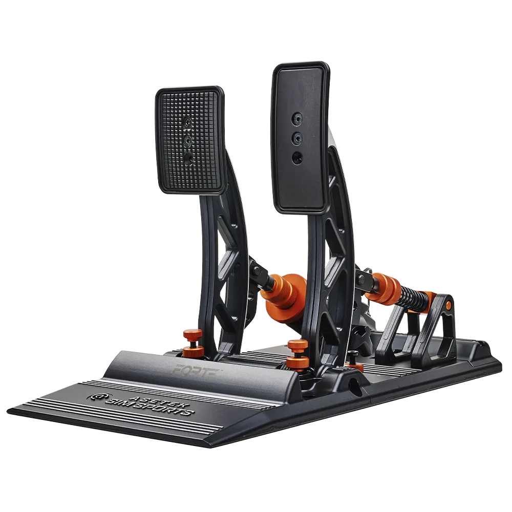 Asetek SimSports Forte Sim Racing Pedals - Brake & Throttle