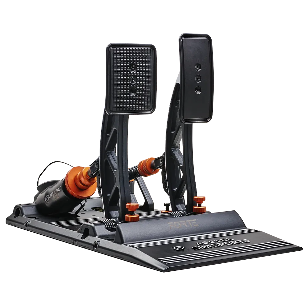 Asetek SimSports Forte Sim Racing Pedals - Brake & Throttle