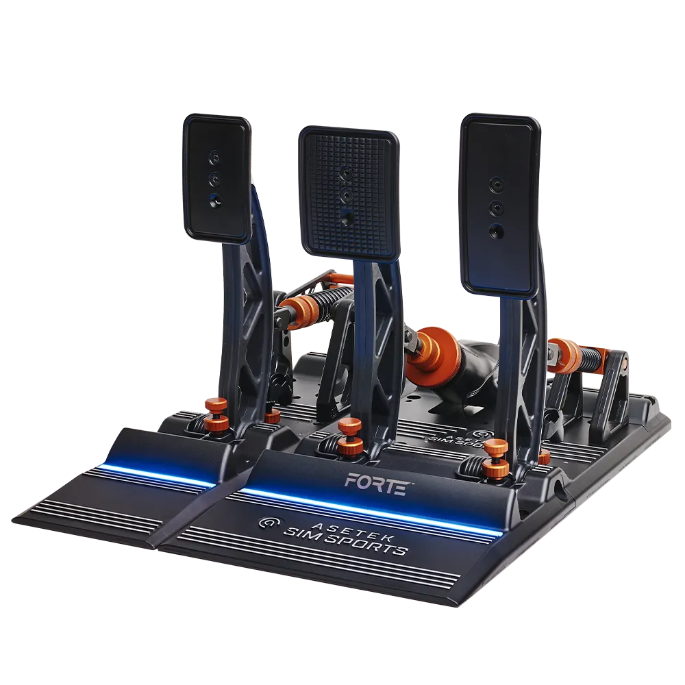 Asetek SimSports Forte Sim Racing Pedals - Brake & Throttle