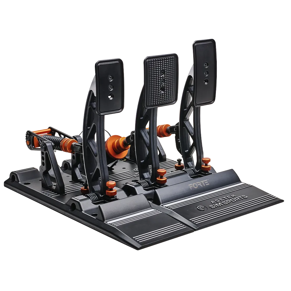Asetek SimSports Forte Sim Racing Pedals - Brake & Throttle