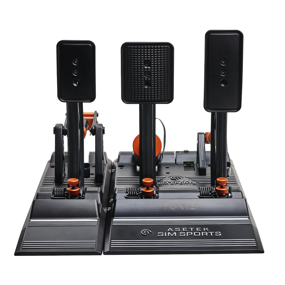 Asetek SimSports Forte Sim Racing Pedals - Brake & Throttle