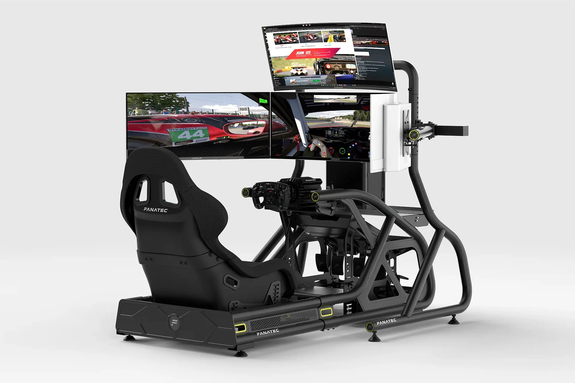 Fanatec ClubSport Cockpit Inverted Pedal Mount Brackets