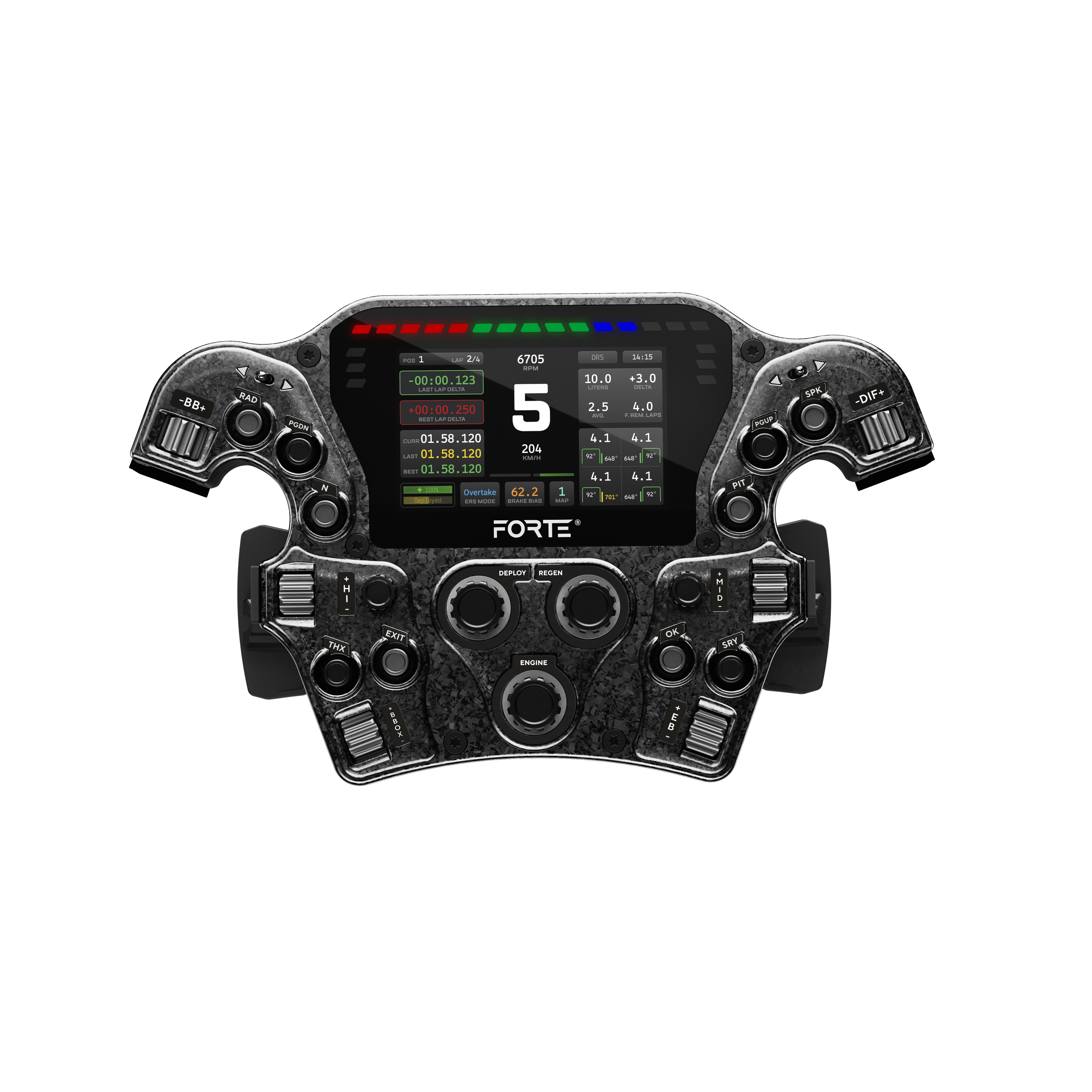 Asetek SimSports Forte Formula Pro Steering Wheel