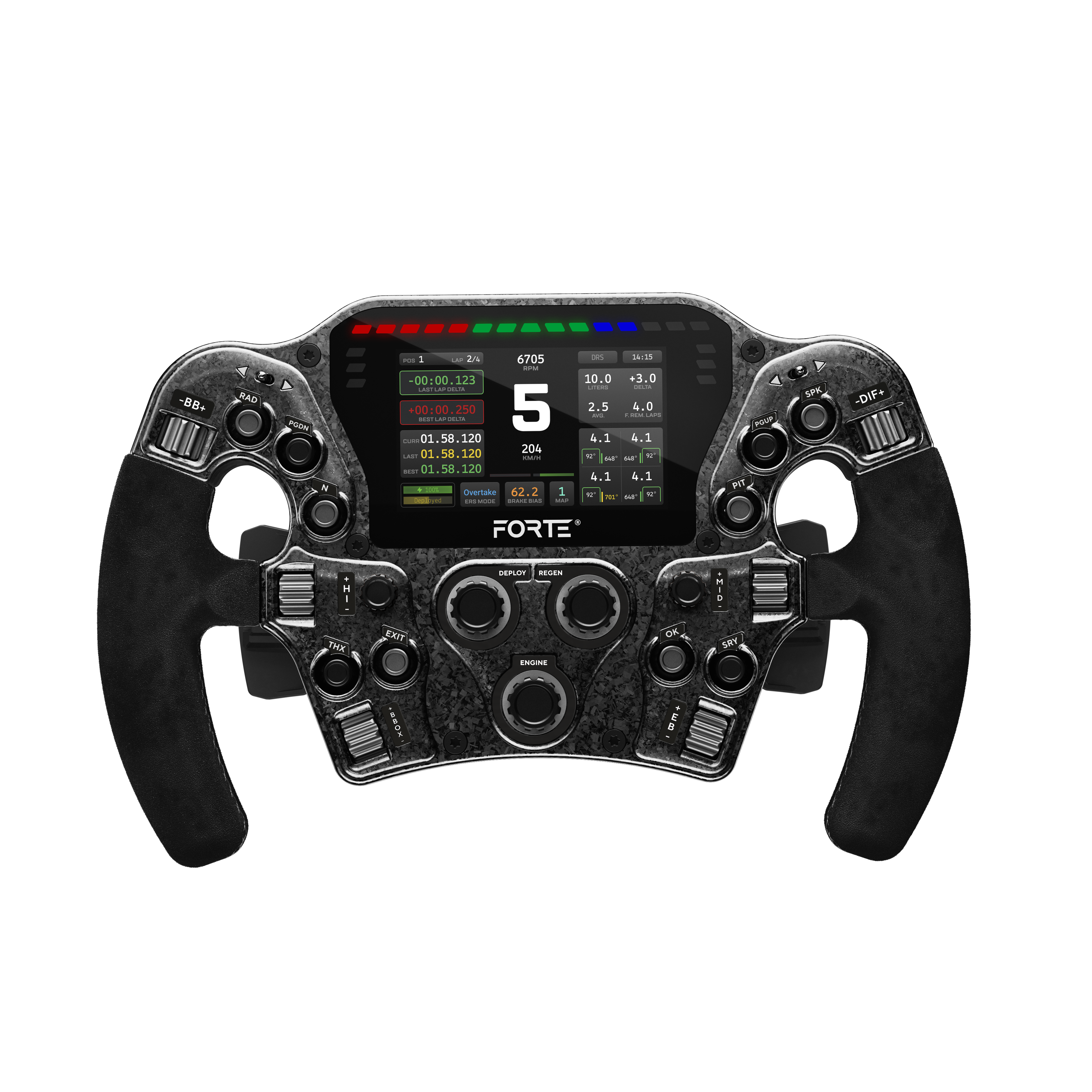 Asetek SimSports Forte Formula Pro Steering Wheel