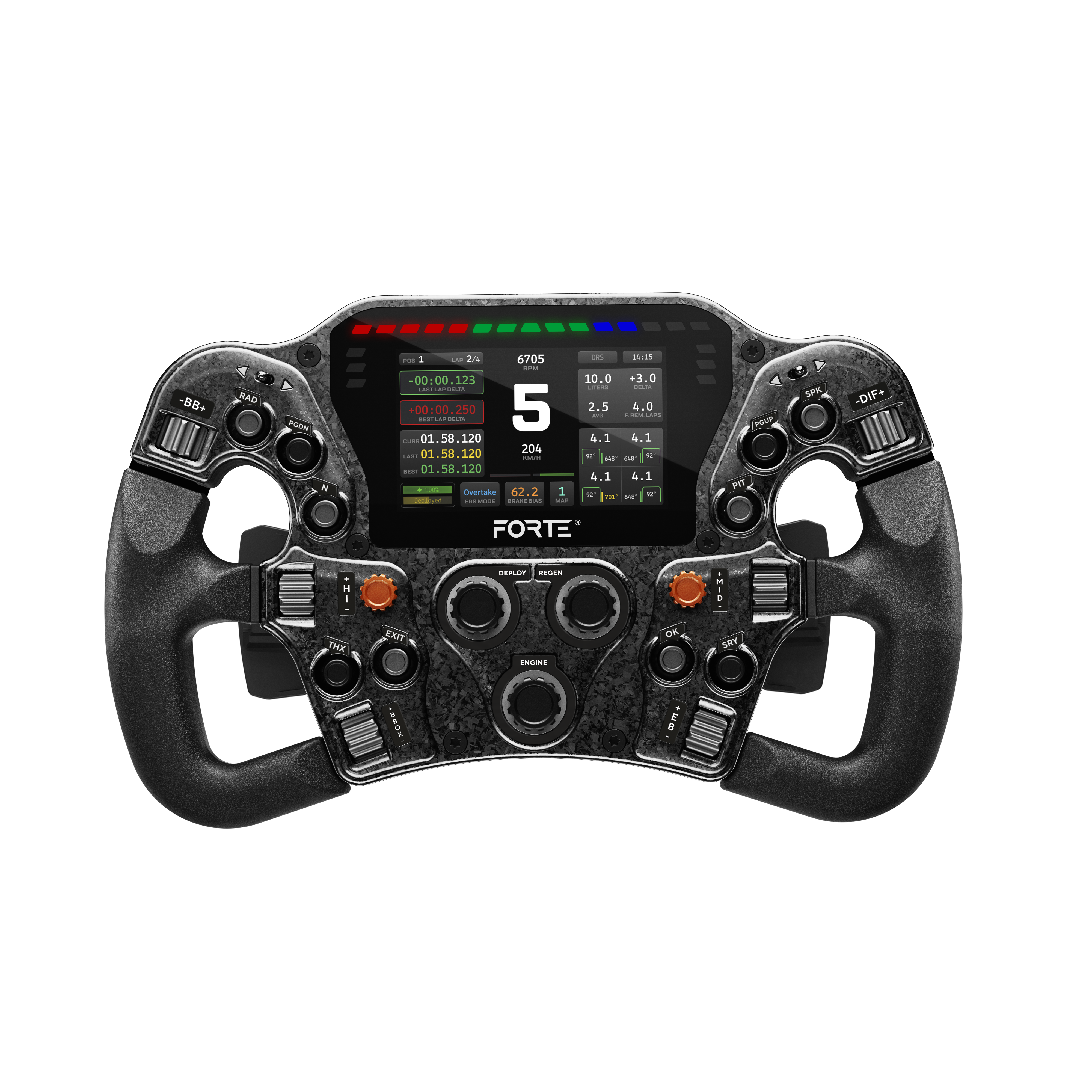 Asetek SimSports Forte Formula Pro Steering Wheel