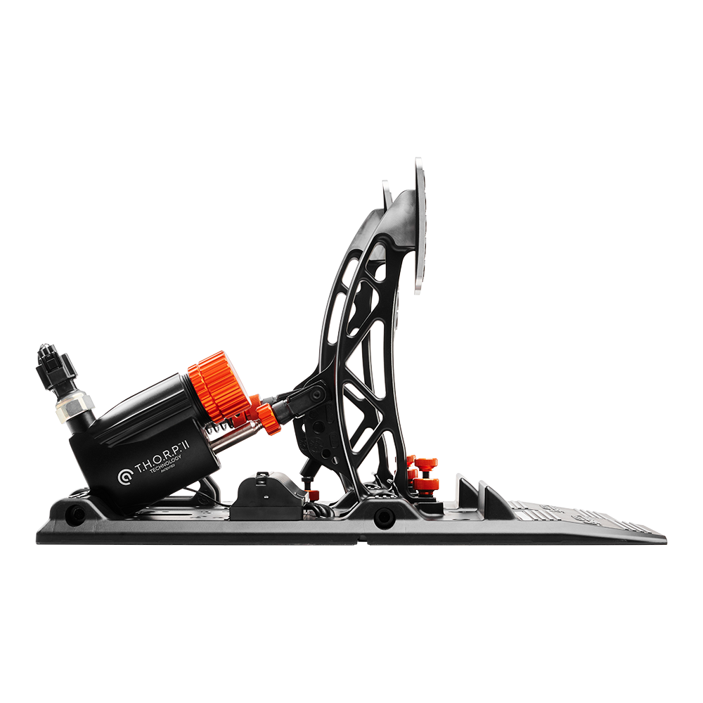 Pédales de course Asetek SimSports S Series Invicta Sim Racing – Frein et accélérateur (ensemble séparé)