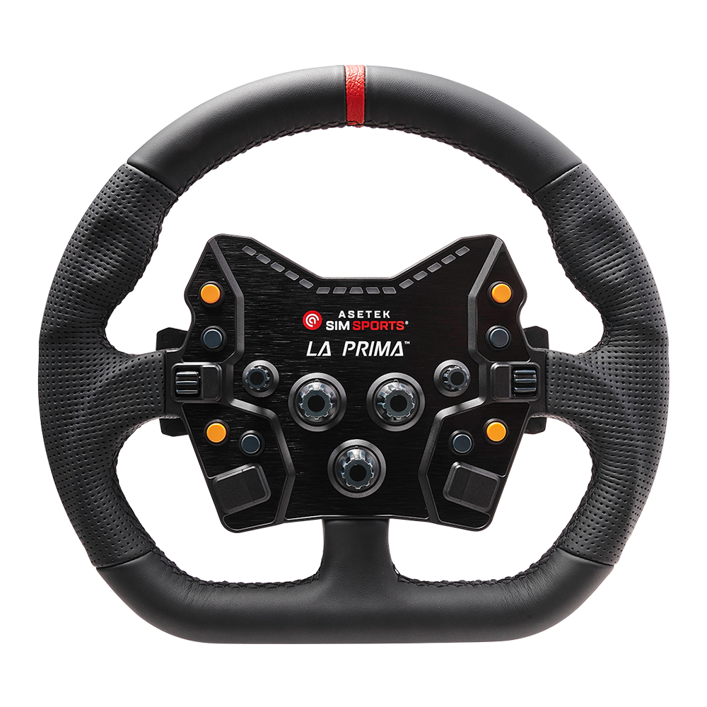 Asetek SimSports Closed D Black Leather Rim