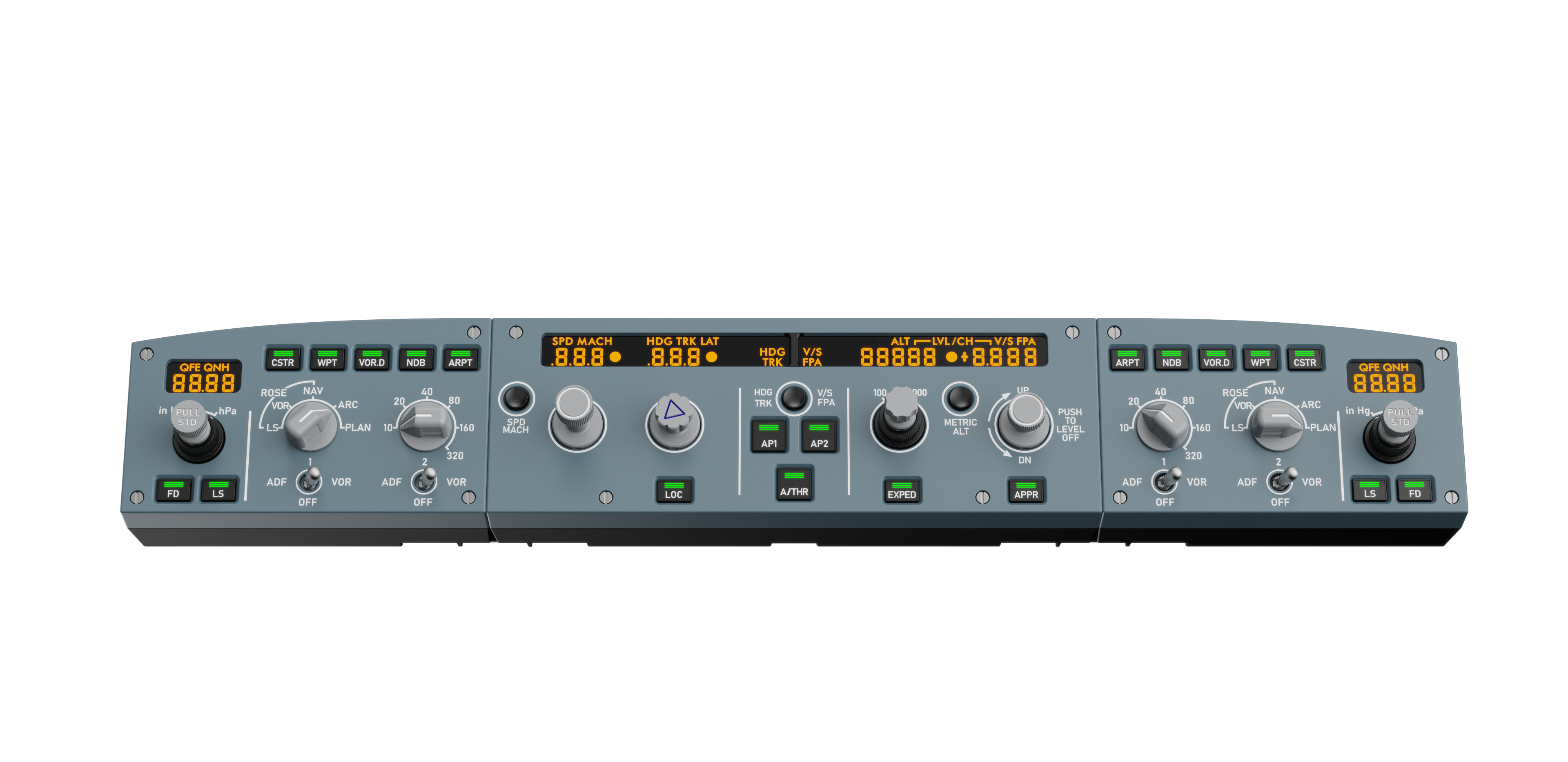 MOZA Flight Sim MA3F Electronic Flight Control Modules L