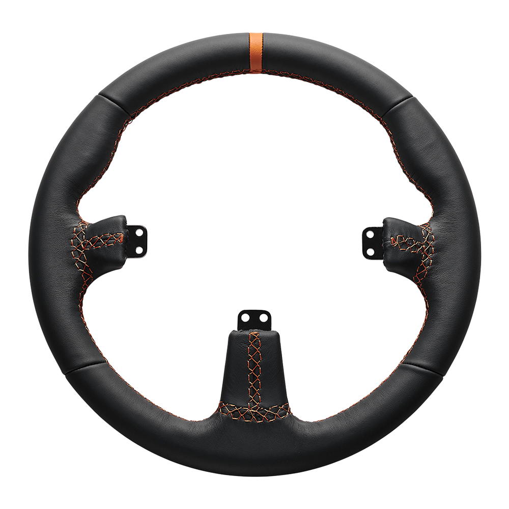 Asetek SimSports Round Leather Rim