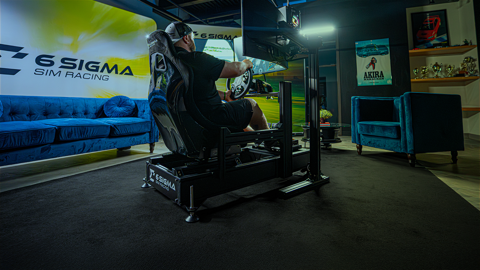 6 Sigma Racing Simulator cockpit – Durable, Customizable Sim Rigs