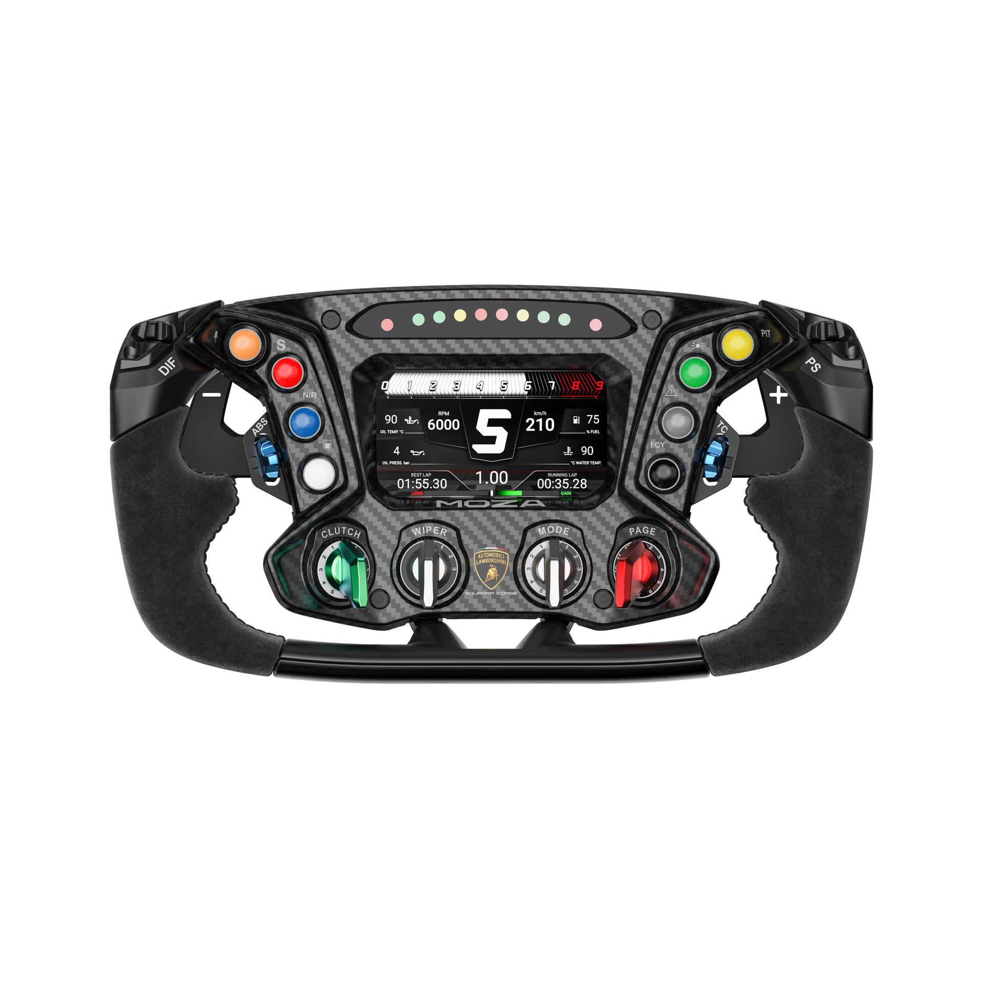 MOZA x Lamborghini ESSENZA SCV12 Steering Wheel