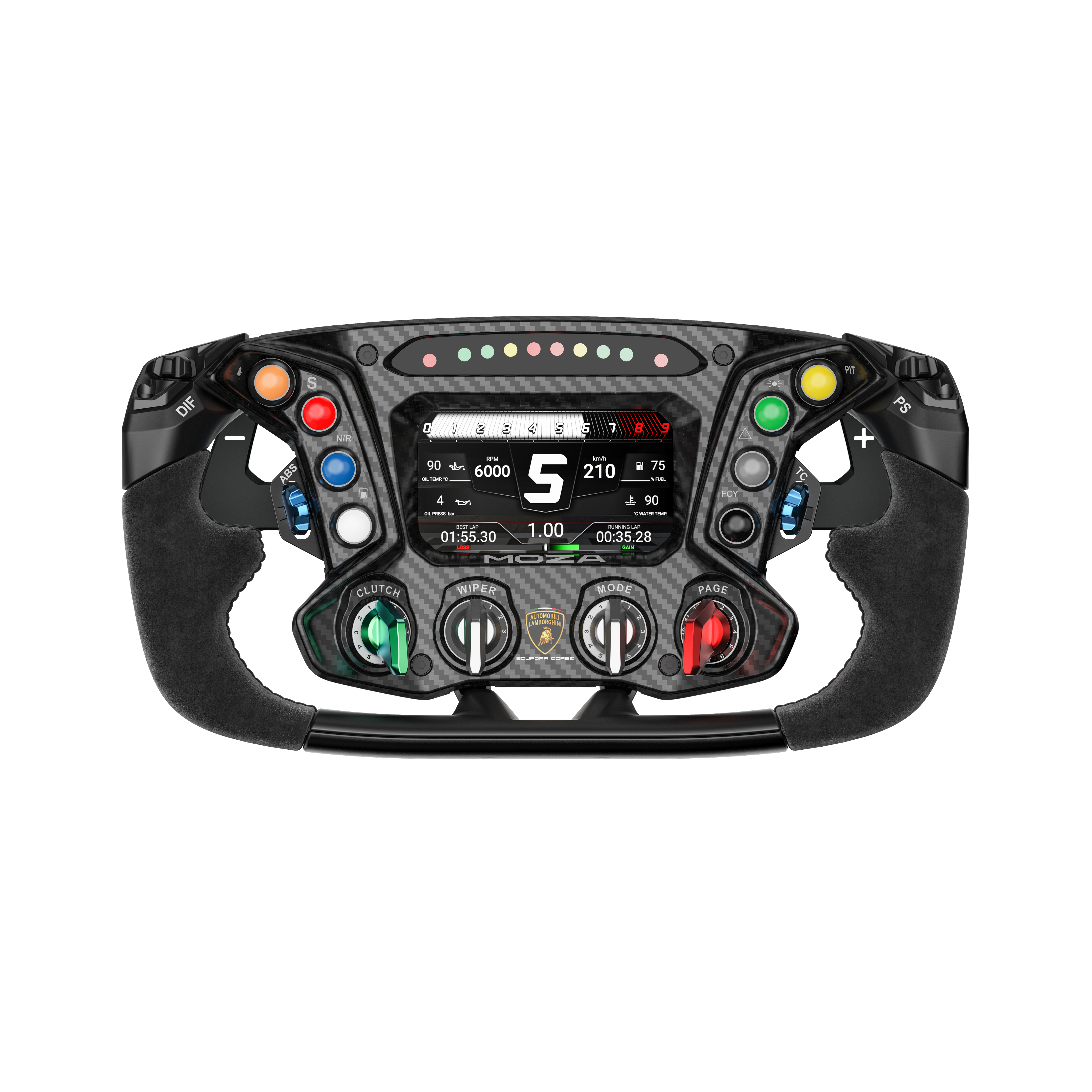 MOZA x Lamborghini ESSENZA SCV12 Steering Wheel