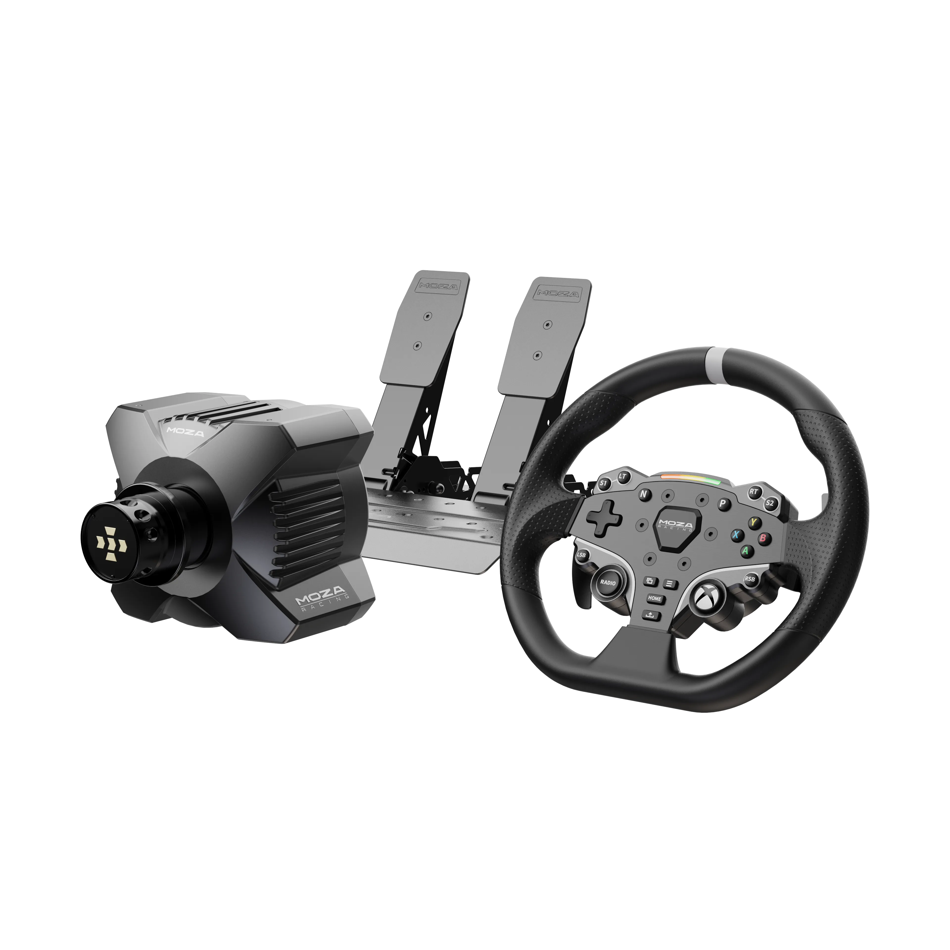 pc steering wheel with clutch and gear stick MOZA R3 Bundle (for PC only)