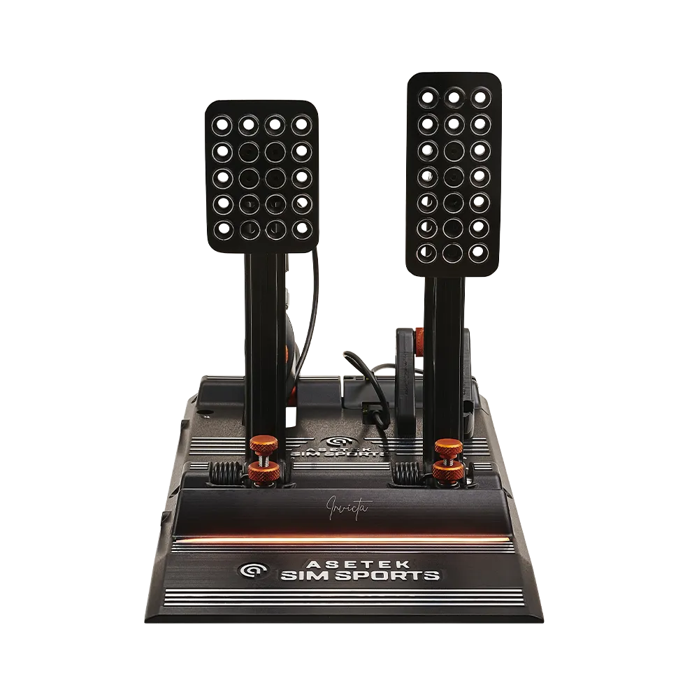 Asetek SimSports Invicta Sim Racing Pedals - Brake & Throttle