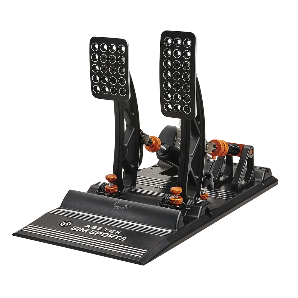 Asetek SimSports Invicta Sim Racing Pedals - Brake & Throttle