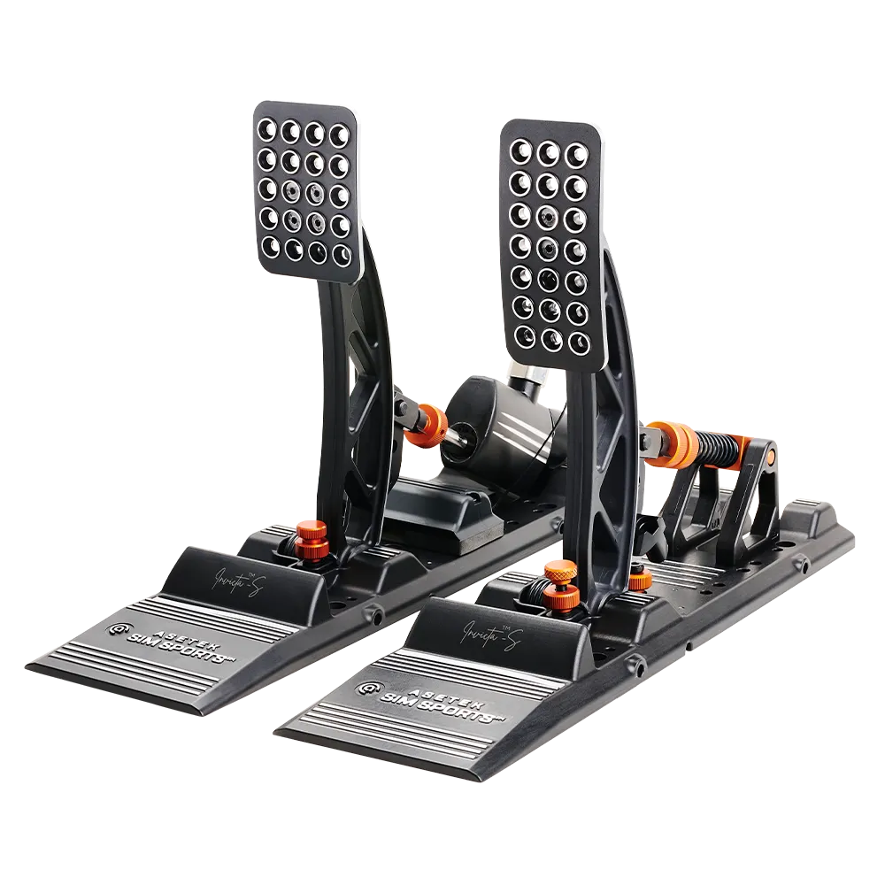 Asetek SimSports S Series Invicta Sim Racing Pedals - Brake & Throttle (Split Set)