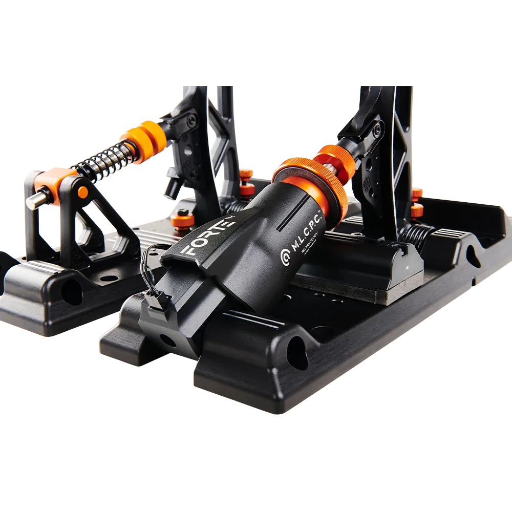 asetek forte sim racing pedals Asetek SimSports Forte S Series Brake and Throttle Pedals