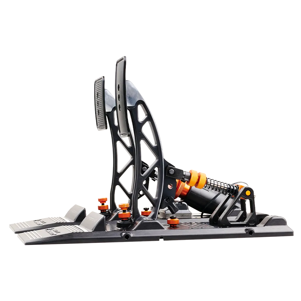 cheap sim racing pedals Asetek SimSports Forte S Series Brake and Throttle Pedals