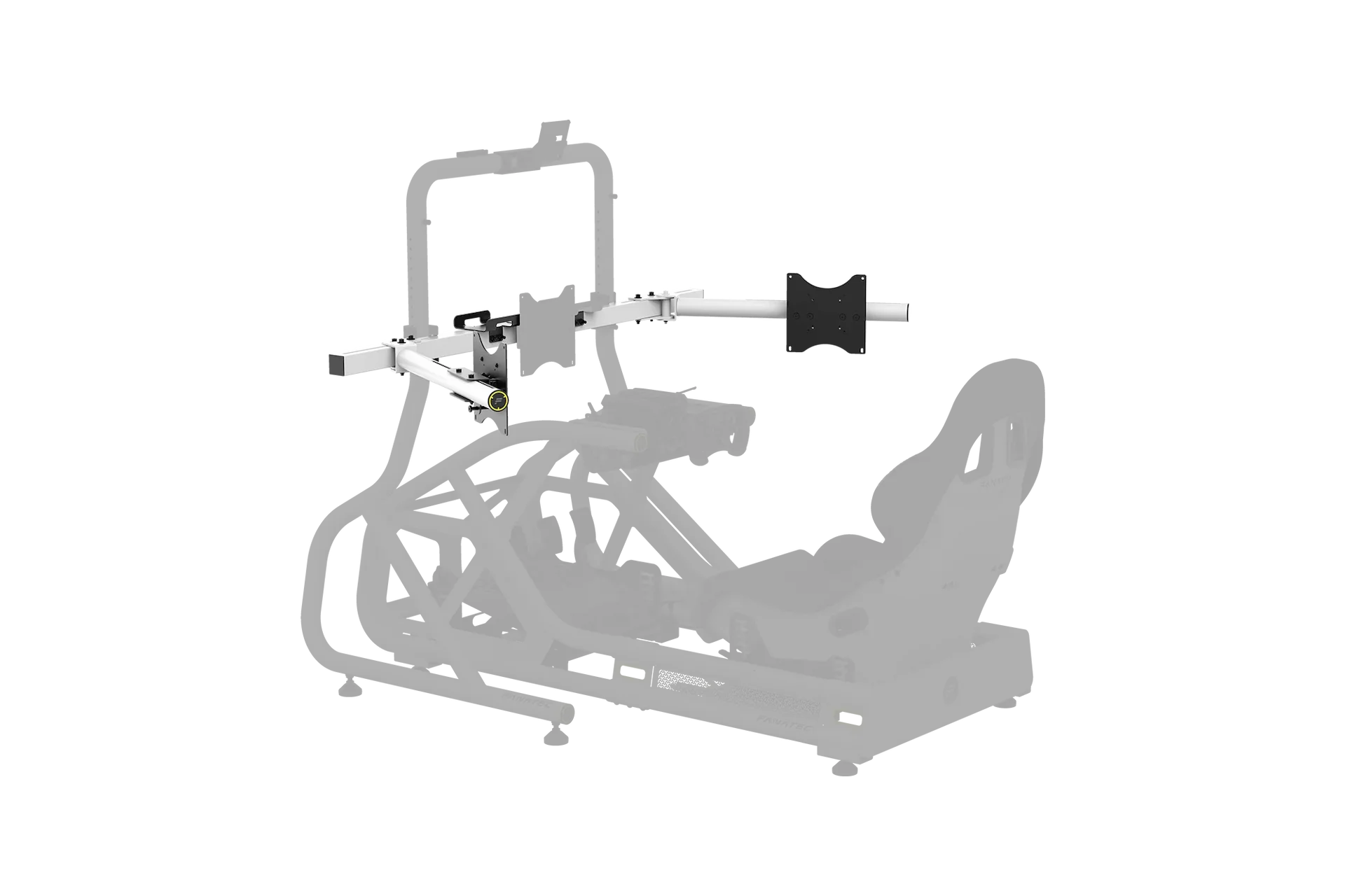 Kit d'extension pour trois écrans Fanatec ClubSport Cockpit Monitor Stand, Blanc