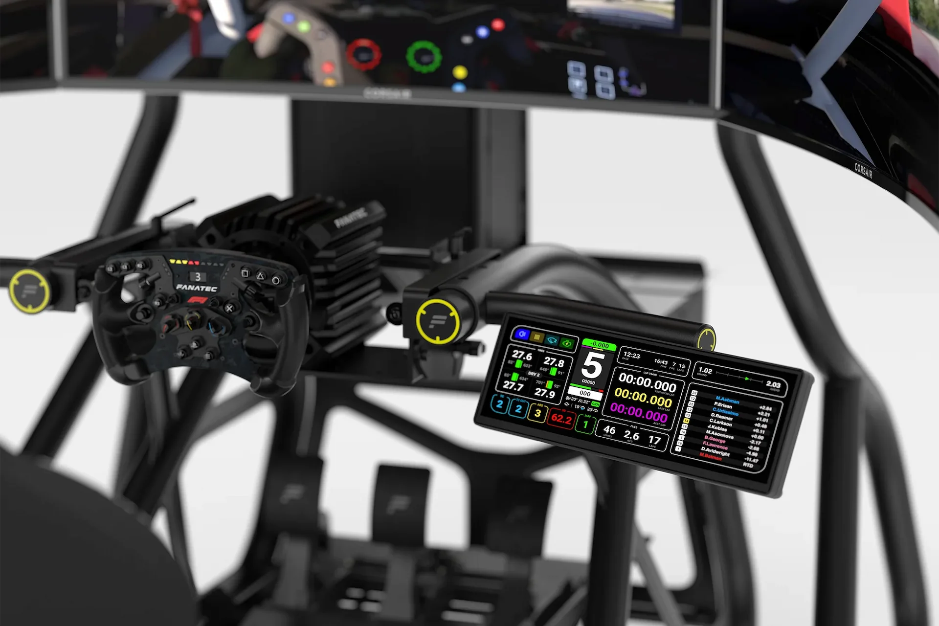 Fanatec ClubSport Cockpit Accessory Mount, Black
