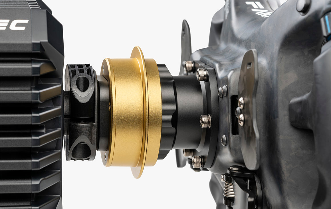 FANATEC CSL DD 8nm QR2アップデート済み Fanatec Adds QR2 Quick Release To CSL DD Wheel Bases