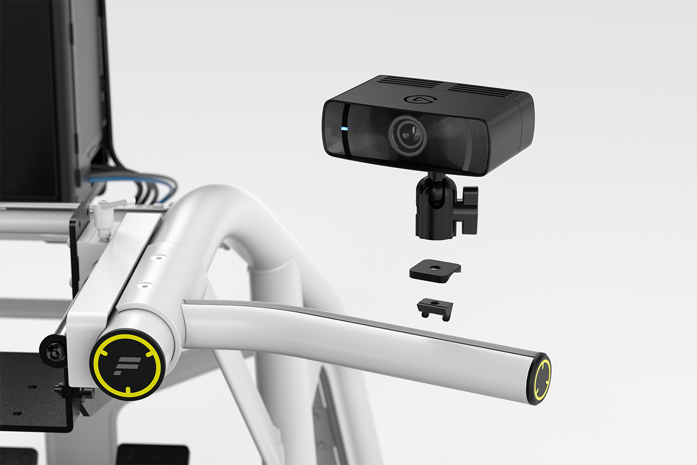 Support d'accessoires Fanatec ClubSport Cockpit, Blanc
