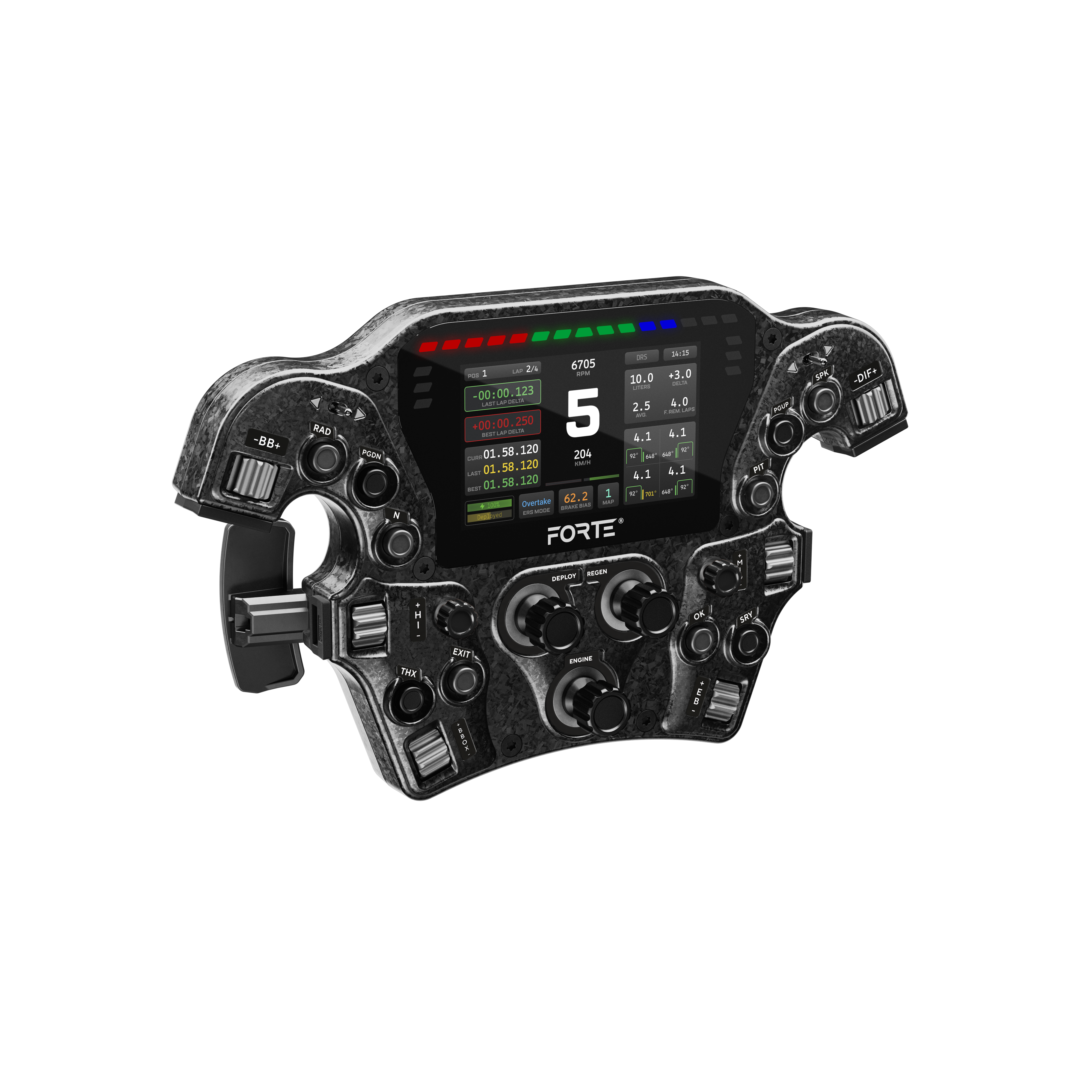 Asetek SimSports Forte Formula Pro Steering Wheel