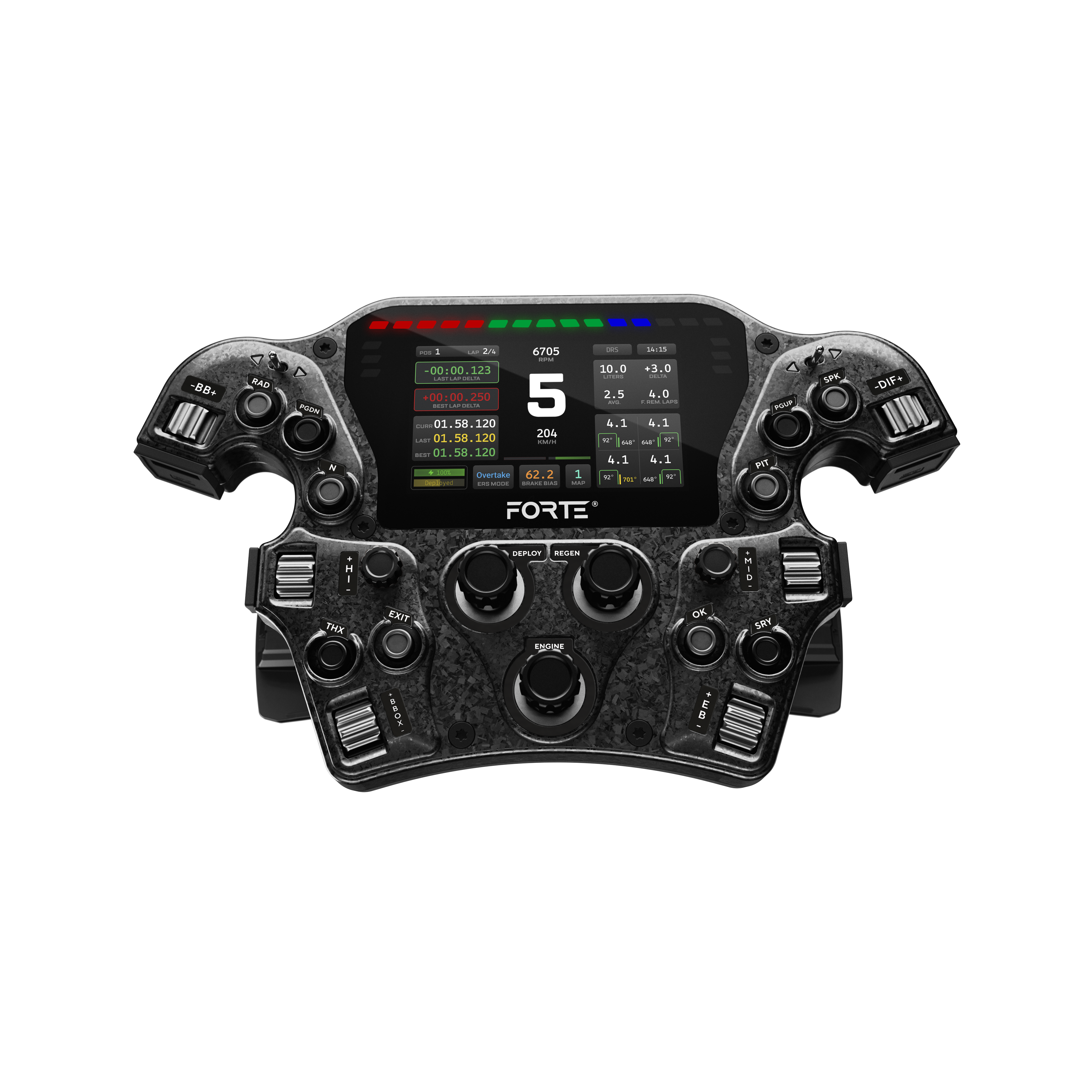 Asetek SimSports Forte Formula Pro Steering Wheel