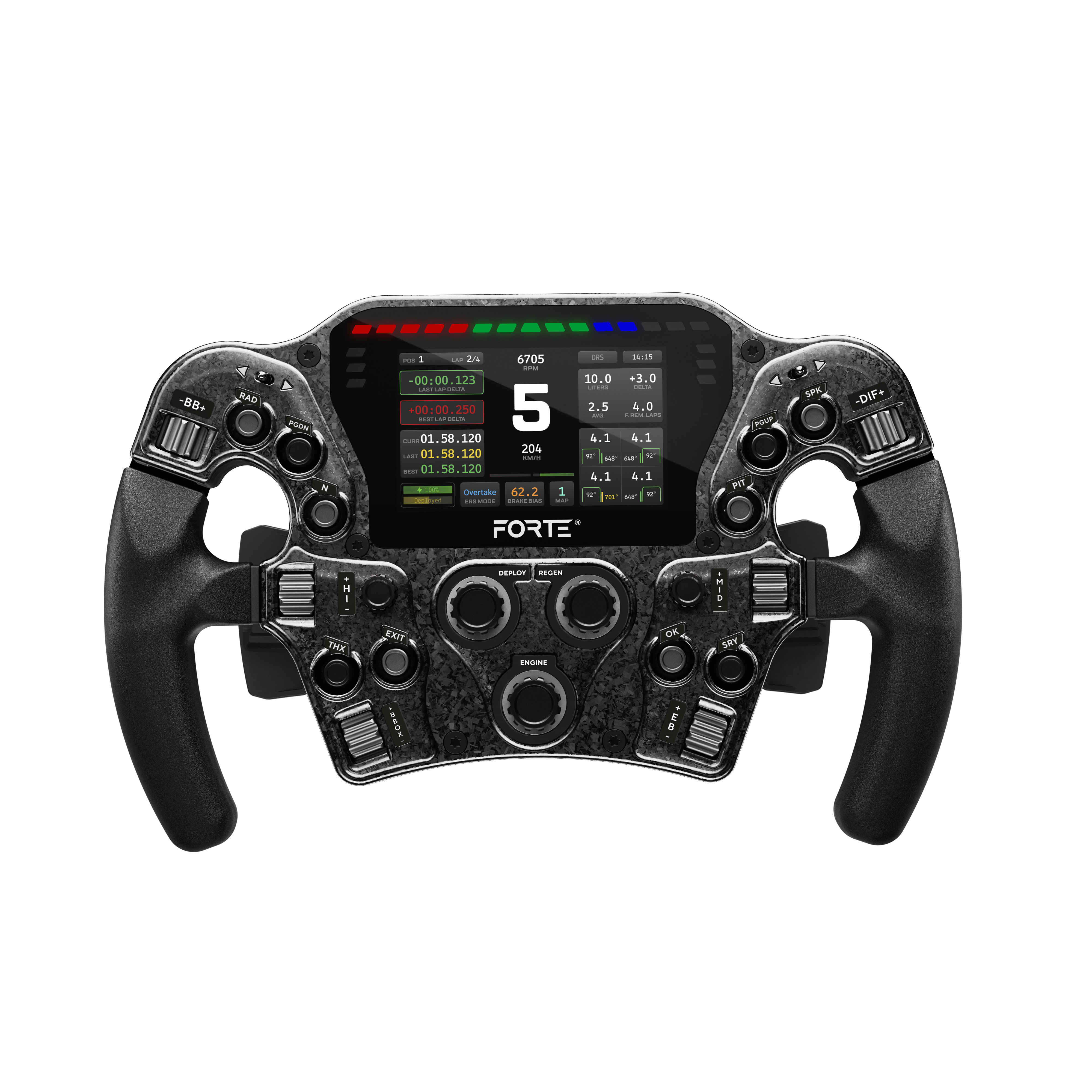 Asetek SimSports Forte Formula Pro Steering Wheel