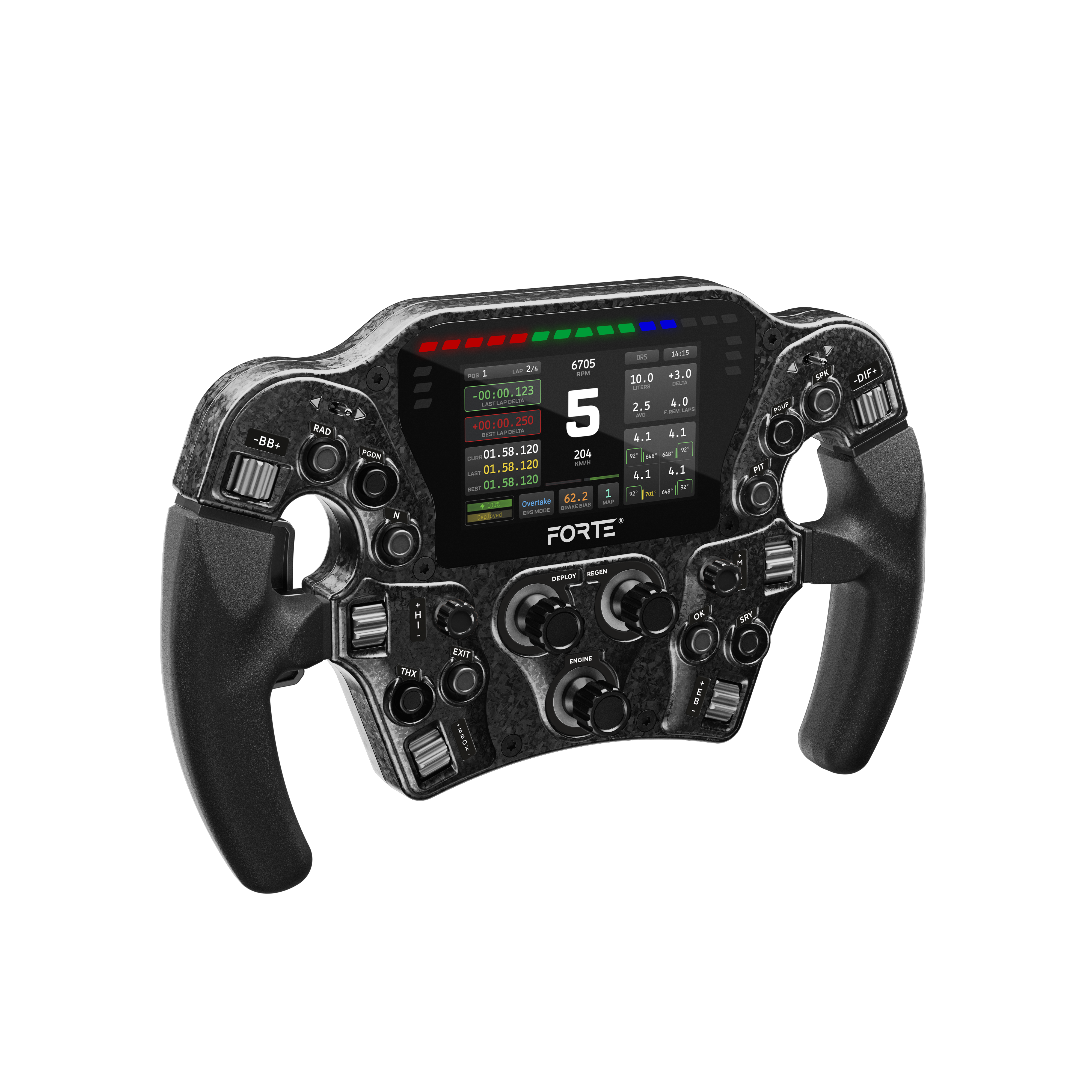 Asetek SimSports Forte Formula Pro Steering Wheel