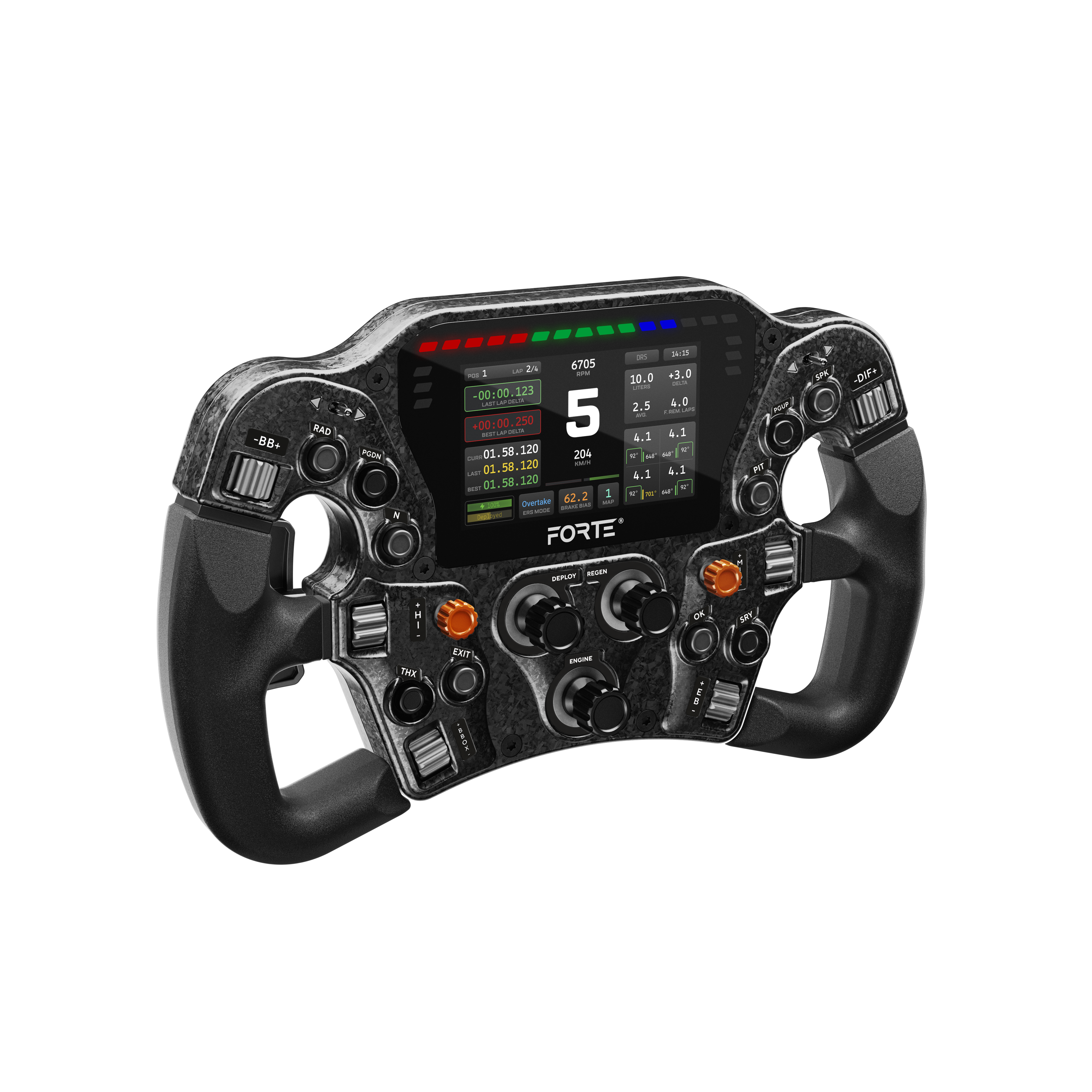 Asetek SimSports Forte Formula Pro Steering Wheel