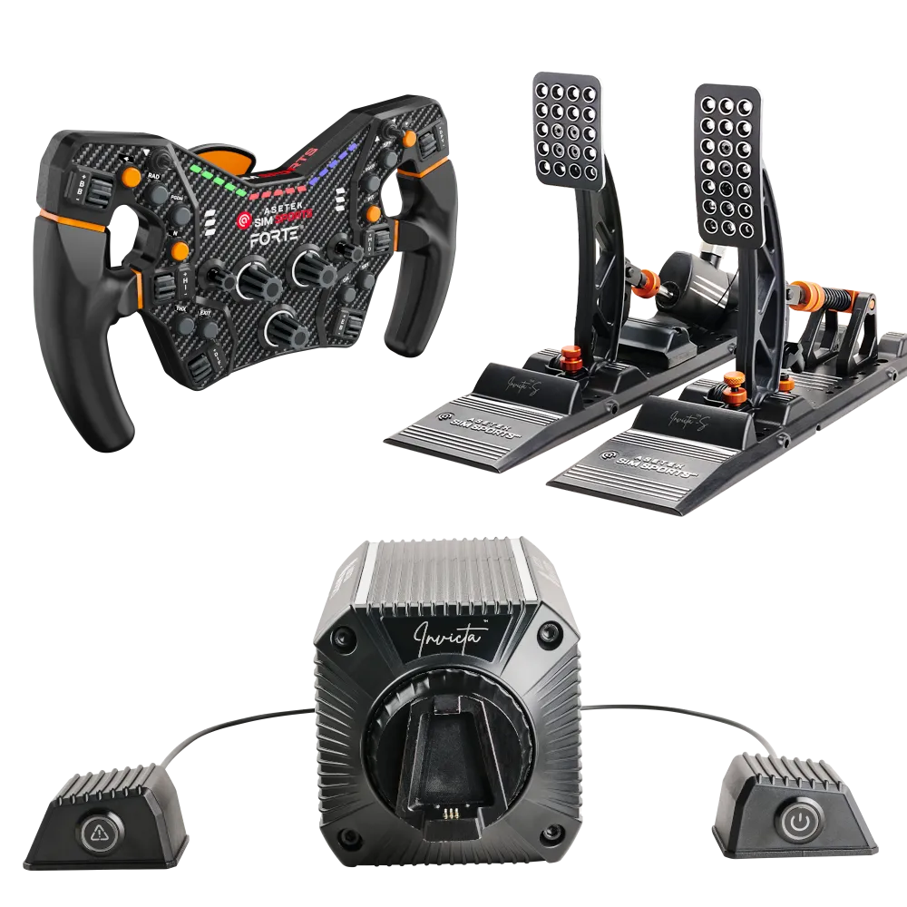 Asetek SimSports Invicta S-Series Bundle