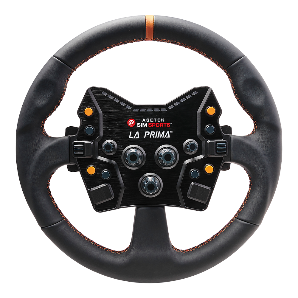 Asetek SimSports Round Leather Rim