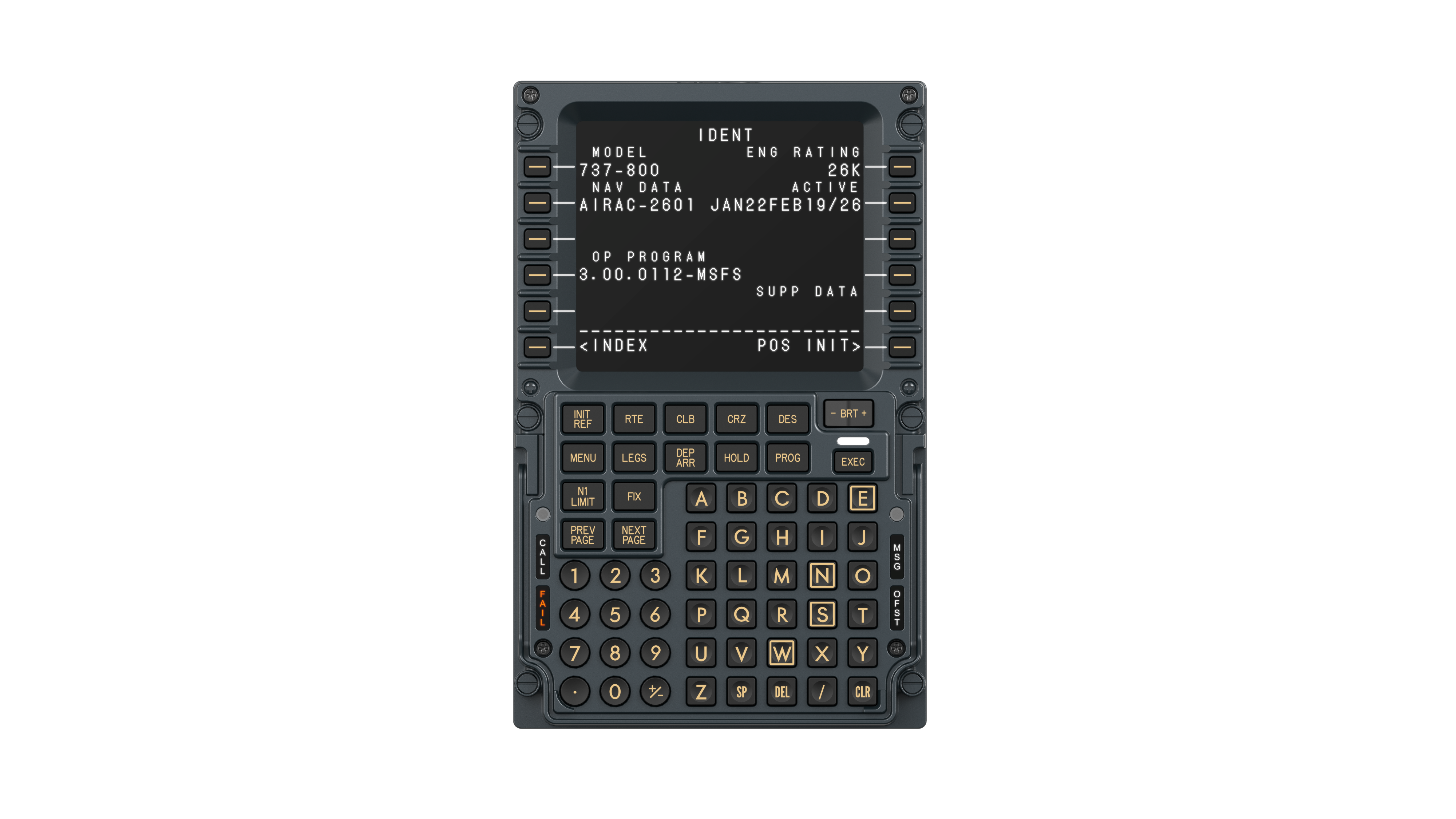 MOZA Flight Sim MB7F Flight Computer Display