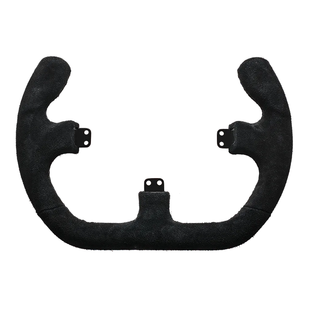 Asetek SimSports Open D Black Leather Rim