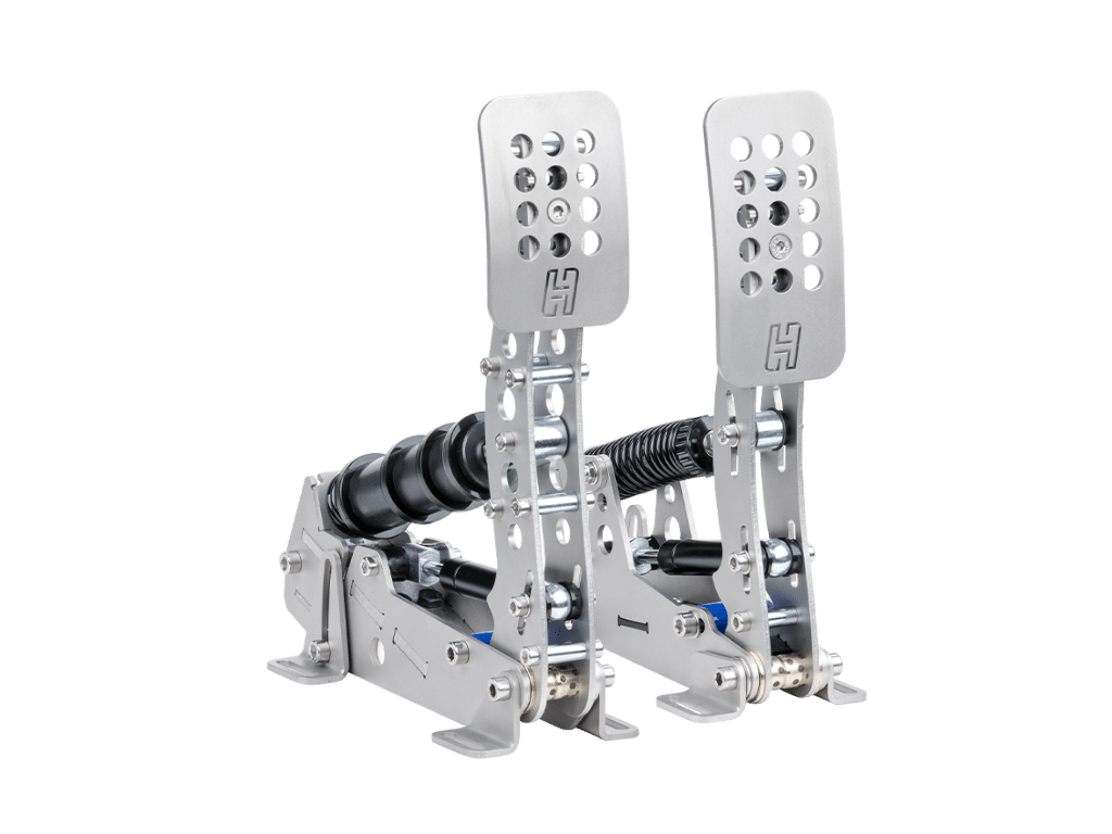 pedale heusinkveld Ultimate+ jeu de 2 pédales Argent BT-TKN-MTKN-EMPTY-MULTICAM Ghost Helm Classic night MODELL:GF650 Pedals Soft or stiff pedals