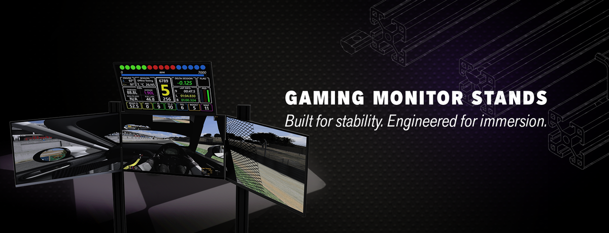 6 Sigma Gaming Monitor Stand | Stable for Immersive Setup