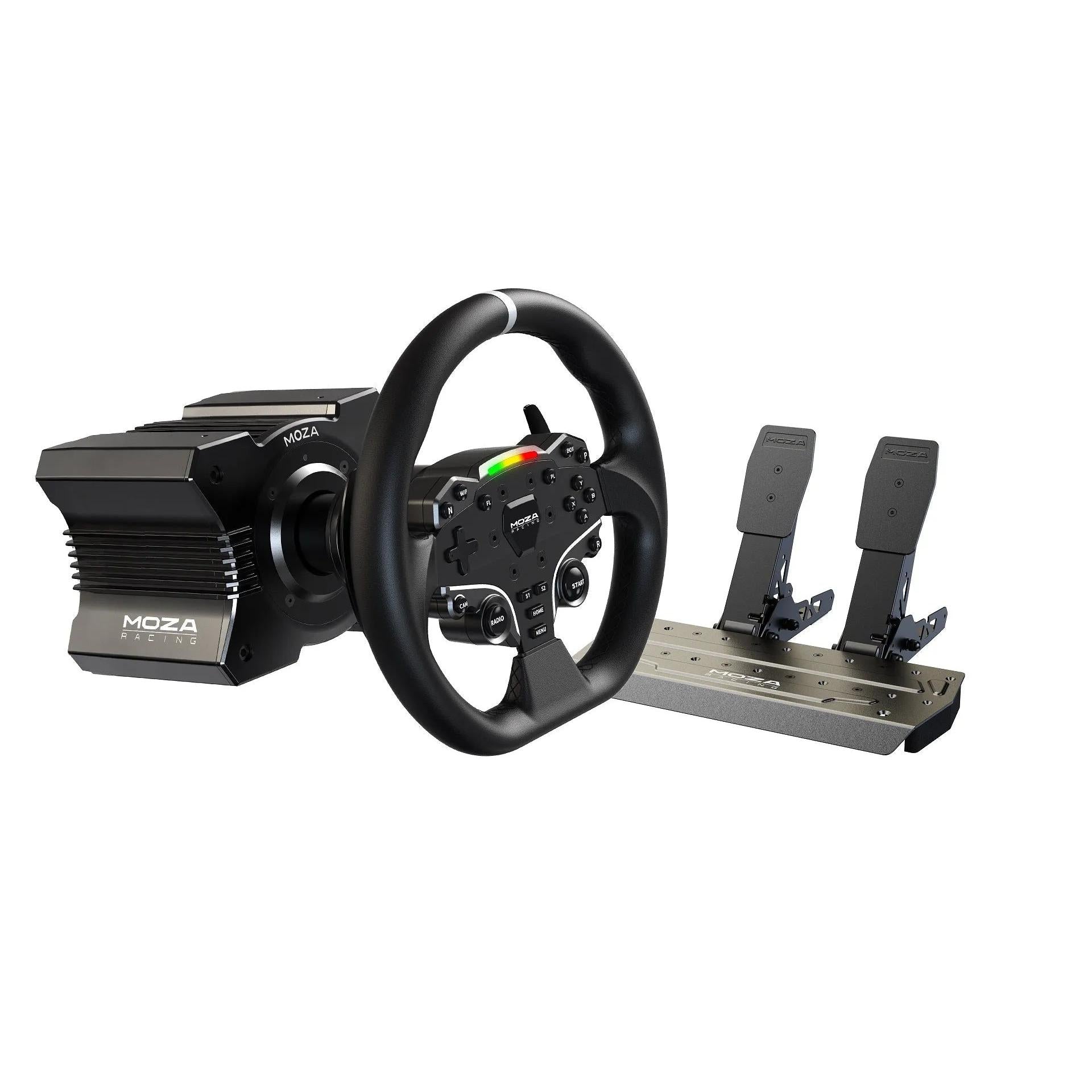 moza r5 pedals MOZA R5 Wheel & Pedal Bundle